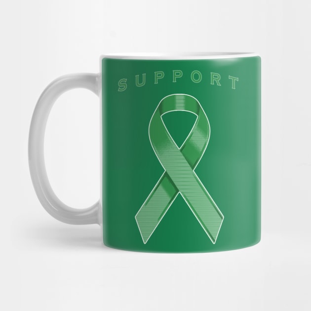 Green Awareness Ribbon by Adatude